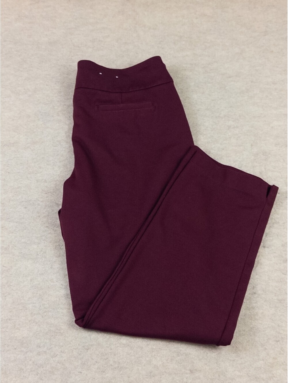 Charter Club Cambridge Slim Maroon Dress Pants Size 12